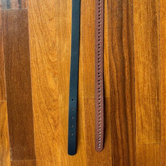 Two Girl's Belts - Black & Brown - Size L - Picture 3 of 9